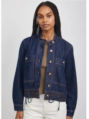 Rails - Alma Structured Raw Denim Jacket - Size S